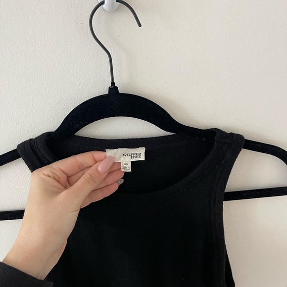 Aritiza Wildfred Free Black Tank Top - Picture 2 of 3
